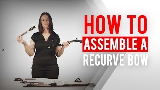 How to assemble a recurve bow  Archery 360 [upl. by Anij]