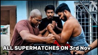 ALL SUPERMATCHES ON 3rd November  MENS ARM WRESTLING VIZAG [upl. by Cirilo831]