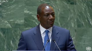 LIVE  William Ruto president of the Republic of Kenya SPEECH IN UN  Wahjoc [upl. by Tutto]