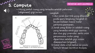 Tugas Mixed Dentition Analysis Gigi Moyers  Fellisha Sari Dewi 16011022017 [upl. by Lukash]