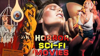 HORROR SciFi Films From the GRINDHOUSE Era  Condensed Version With New Video [upl. by Azile]