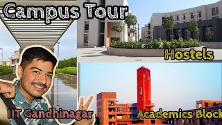 IIT Campus  Hostel Tour  IIT Gandhinagar Campus Life Vlogs  Inter IIT iit  Devender IITGN [upl. by Htiderem111]