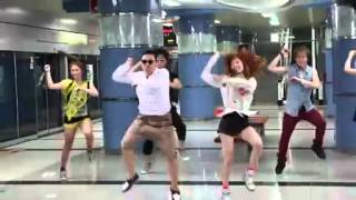 PSY  Gangnam Style MV BTS With Hyuna [upl. by Elem]