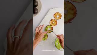 Baked Cinnamon Apple Rings with Avocado amp Feta [upl. by Livingston]