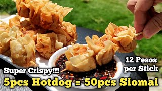 5pcs Jumbo Hotdog 50pcs Siomai Ang Magagawa Mo [upl. by Sheryle]