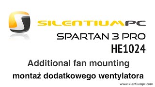 Spartan 3 PRO HE1024  additional fan mounting  montaż dodatkowego wentylatora [upl. by Ty]