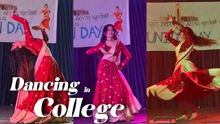 Dancing in College Again💃🫠♥️  Hansika Krishna [upl. by Gregrory]