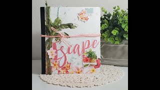 Simple Stories Snap Album using Simple Vintage Coastal Collection [upl. by Elagiba4]