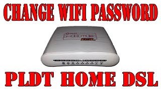 How to change PLDT Home DSL WiFi Password [upl. by Hayyim687]