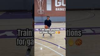 Train game situations for game results 🏀🖐️ handinyoface basketball product nba [upl. by Eidolem444]