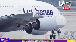 🔴LIVE Los Angeles International Airport  LAX LIVE  LAX Plane Spotting [upl. by Milurd]