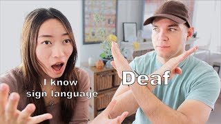 Talking With Deaf People Expectations vs Reality [upl. by Itsrejk]