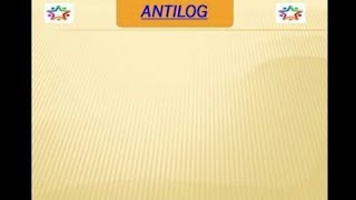 How to find antilogarithm of a number  negative number [upl. by Nybbor]