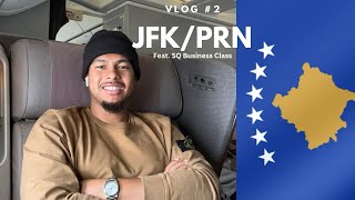 Solo Backpacking Vlog 2 Singapore Airlines Business Class  Arriving In Kosovo [upl. by Chris166]