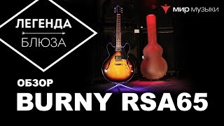 Обзор крутой гитары Burny RSA65 [upl. by Patnode]