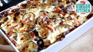 HOMEMADE VEGETARIAN MOUSSAKA RECIPE [upl. by Hump469]