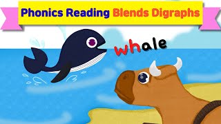 Phonics Reading  Consonant Digraphs amp Blends  Stories [upl. by Valorie]