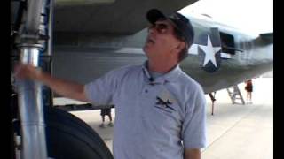 A B24 pilot takes us on a walk around on Witchcraft B24J B24 [upl. by Alag]