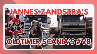 Truckstar Festival 2024  Jannes Zandstras Scania Oldtimers  Interview amp Camper Trailer Tour v8 [upl. by Dewie]