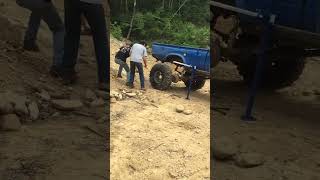 Reseating a bead at choccolocco off road park orv ohv Rockcrawling Toyota Jeep [upl. by Cissy288]