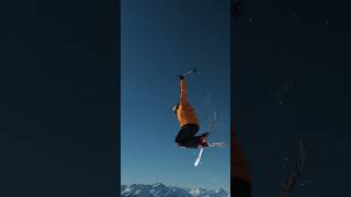 How to Carve a Jump on Skis  shorts [upl. by Sabir106]