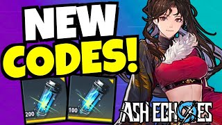 ALL ANEW CODES amp How To Redeem Them Ash Echoes [upl. by Hajidahk838]