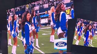 Dallas Cowboys Cheerleaders pregame Dance dec 10 2023 [upl. by Rollo]