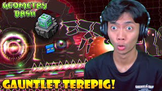 GOKIL BANGET GAUNTLET INI Geometry Dash  Indonesia Cyborg Gauntlet [upl. by Cirad554]