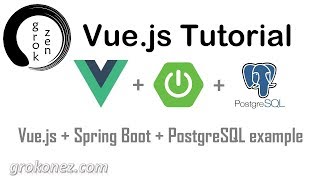 Spring Boot  Vuejs example  Spring Data JPA  REST  PostgreSQL CRUD Demo [upl. by Bohlin]