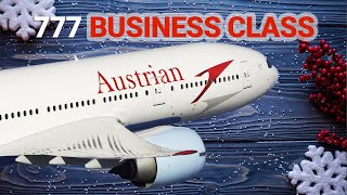 Worlds Best quotHolidayquot Business Class Austrian Airlines 777 from New York to Vienna [upl. by Assyn987]