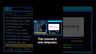 intelsat Intelsat 20 685 temporary discovery group channels Frequency3739H30000 [upl. by Yettie867]