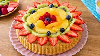 Crostata Morbida alla Frutta 🍓🥝 Ricetta facile [upl. by Inasah]