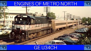 Engines of Metro North General Electric U34CH [upl. by Stanzel]