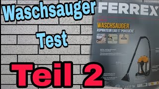 aldis Ferrex Waschsauger Test I Skodas Sitze Reinigen Teil 2 ds Garage [upl. by Saire205]