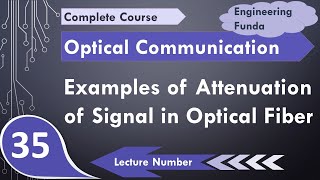 Examples of Attenuation of signal in Optical Fiber Cable By Engineering Funda [upl. by Gerrard]