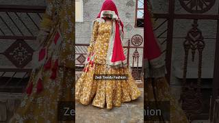 Bridal Lehenga Choli shorts lehenga bridallehenga skirt kalilehenga diy cuttingandstitching [upl. by Hessney]