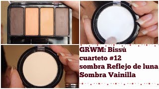 GRWM Usando cuarteto 12  sombras vainilla y reflejo de luna de BissÃº [upl. by Lielos815]