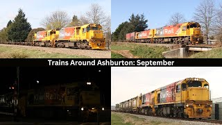 Trains around Ashburton September 2023 [upl. by Ridgley408]