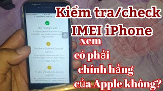 Cách kiểm tra IMEI iPhone chính hãng Apple  Gà Công Nghệ 40 [upl. by Hercules]