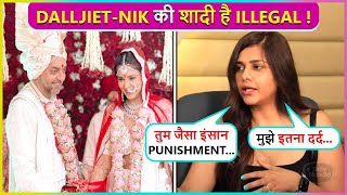 Shocking  Dalljiet Kaur Hits Back At Nikhil Patel After He Called Their Marriage Illegal [upl. by Coulson]