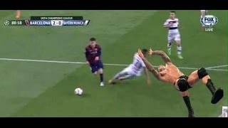 Boateng  Messi durante Barcellona  Bayern Cosa è successo nella semifinale di Champions League [upl. by Dorn234]