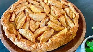 Cette tarte aux pommes soufflée caramélisée ne nécessite que 4 ingrédients et elle est trop bonne [upl. by Roselin]