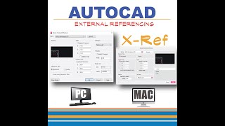 AutoCAD Xrefs External Referencing [upl. by Bertila]