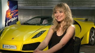 Imogen Poots discusses crafting a dynamic role in Need for Speed [upl. by Sirroned]