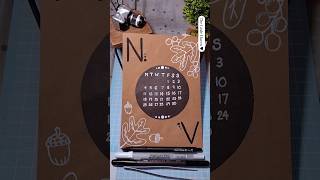 DIY  Calendar November 2024  🍁🥧🦃 novembercalendar diyideas aesthetic [upl. by Askwith]