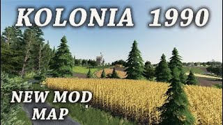 NEW MOD MAP quotKOLONIA 1990quot Farming Simulator 19 PS4 MAP TOUR Review FS19 [upl. by Rafaelof]