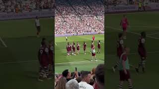 TOMAS SOUCEK GOAL CELEBRATIONS  WEST HAM 31 LUTON TOWN [upl. by Oicnaneb]