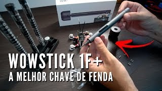 Review Wowstick 1F  A melhor chave de fenda  Banggood [upl. by Kaitlyn777]