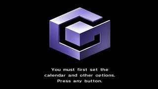 Nintendo GameCube Error You must first set the calendar and other options Press any button [upl. by Flemings]