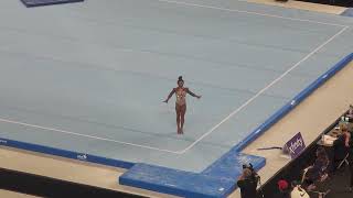 Simone Biles floor exercise 2024 us championships [upl. by Etnoid616]